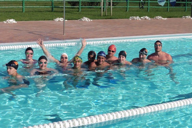 groupe dans l'eau Italie