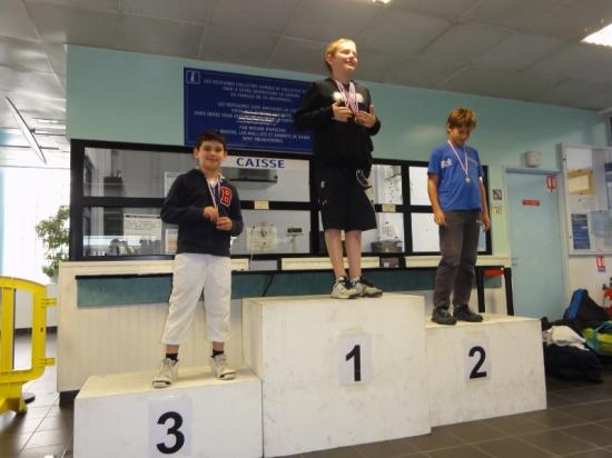 podium poussins
