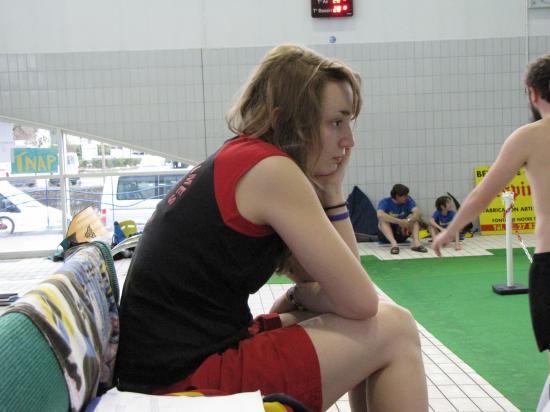 Eva pas du tout stressée !