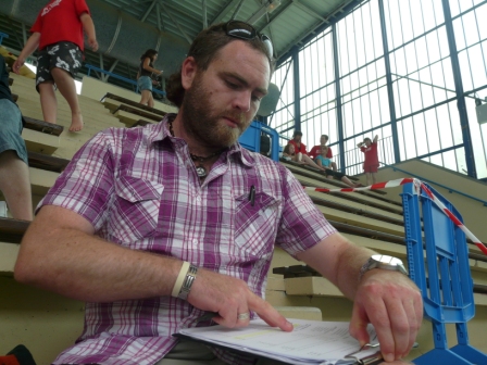 David en plein travail