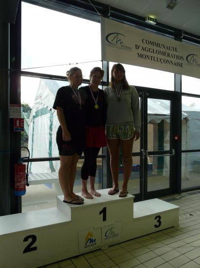Lou championne de France 100 bipalmes