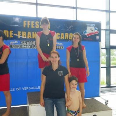 podium cadettes 50 SF