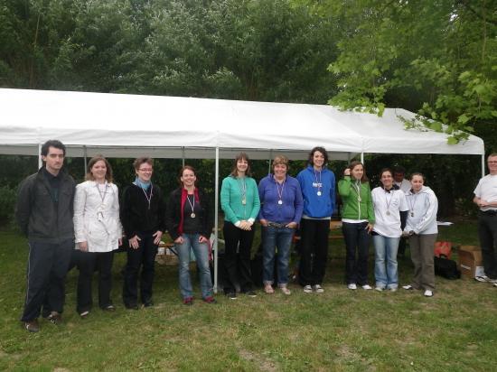 podium Dames championnat régional LD Corbie