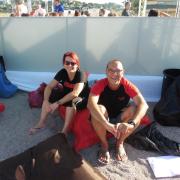 Valérie et Rodolphe avant le départ